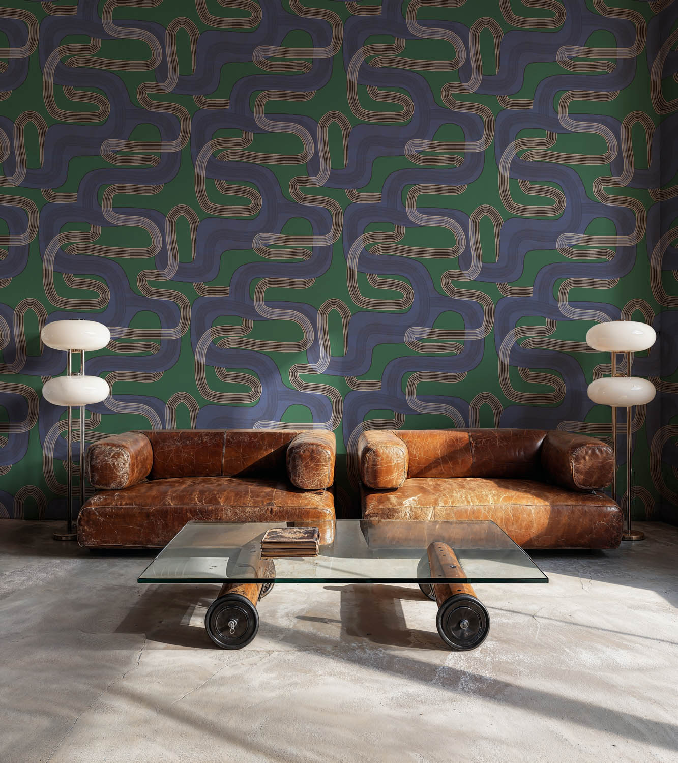 Tres Tintas behang Pipelines Park UT5401-1