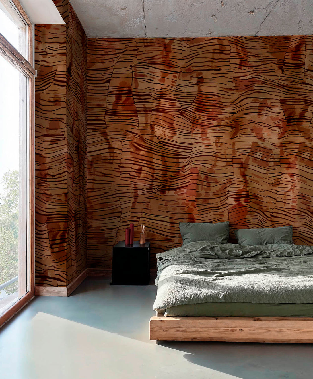 Tres Tintas behang Reflection autumn M5403-4