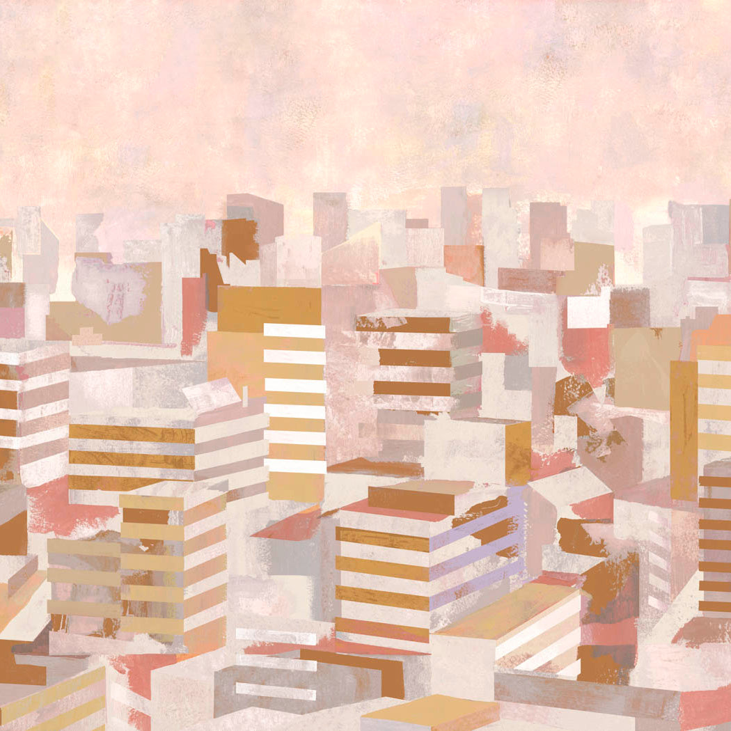 Tres Tintas behang Skyline autumn M5401-3