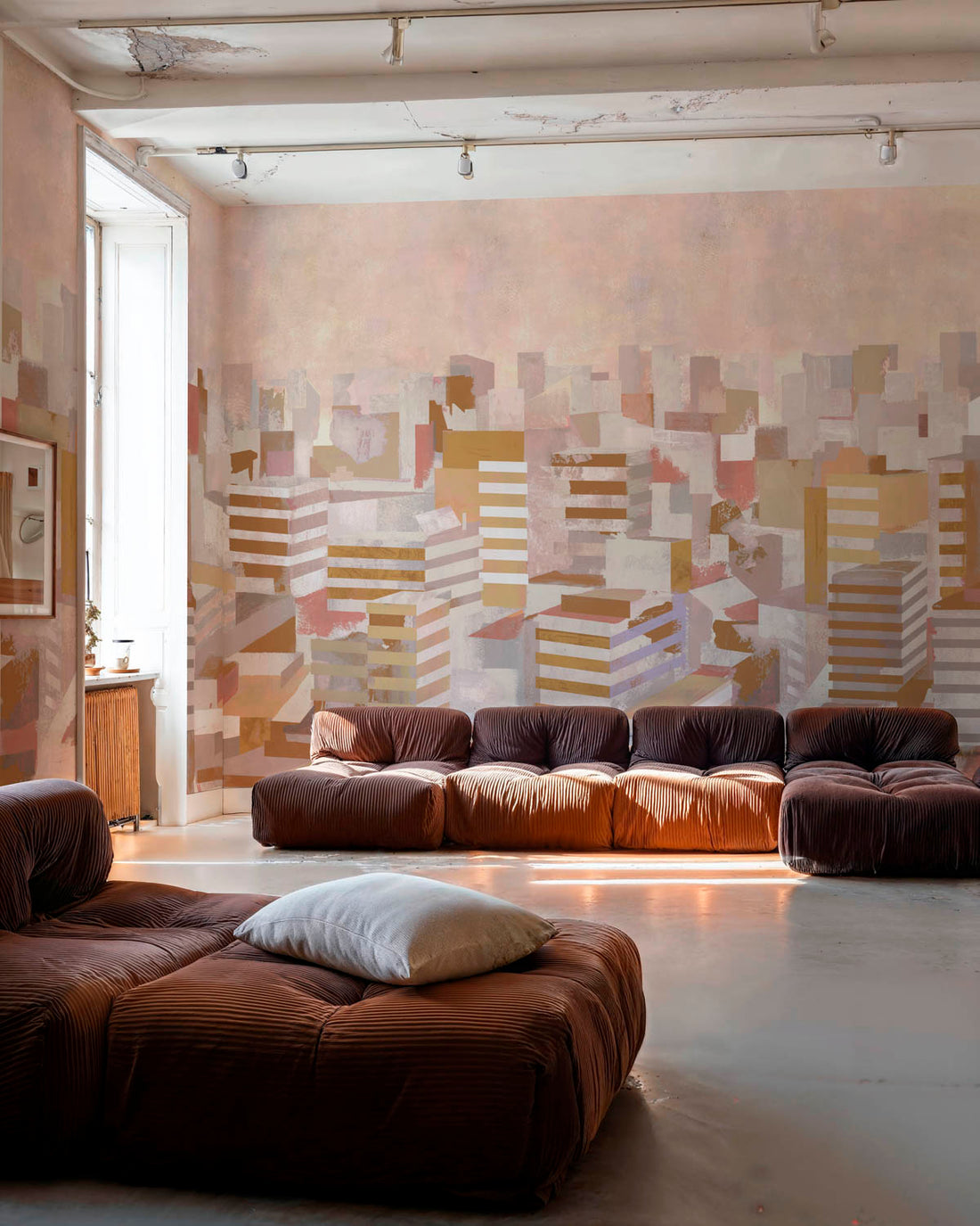 Tres Tintas behang Skyline autumn M5401-3