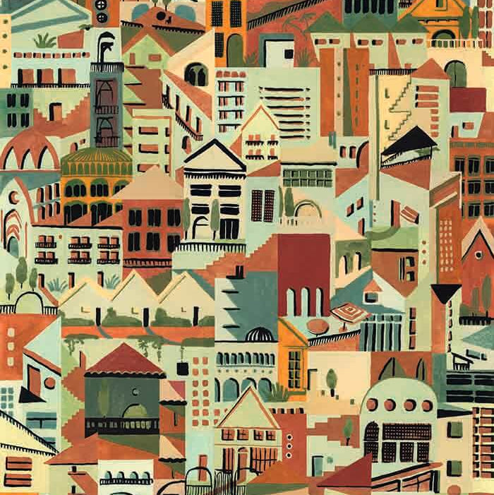 Tres Tintas behang Villa IT4401-1