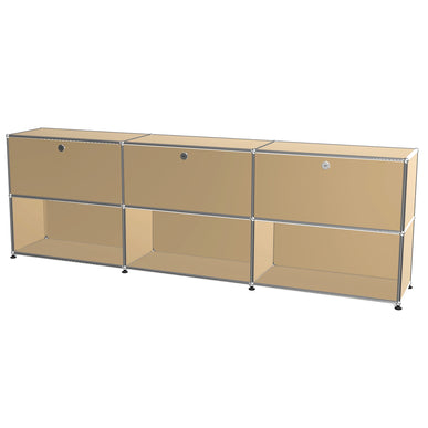 USM Haller l Box 750×350×350 色：ブラウン USM Haller BK D3 Dressoir – Drent&vanDijk