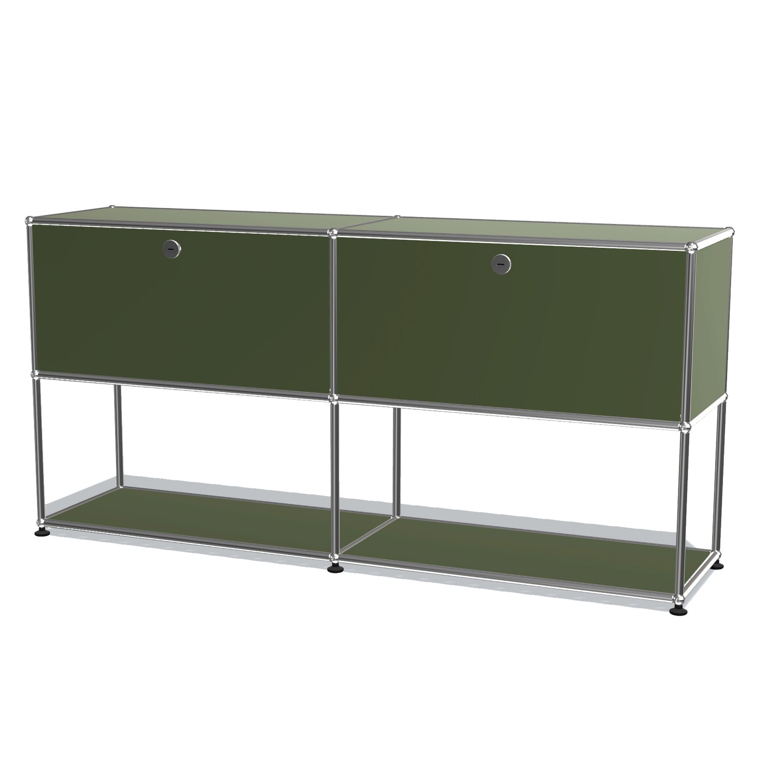USM Haller D2 Dressoir olive kleur groen