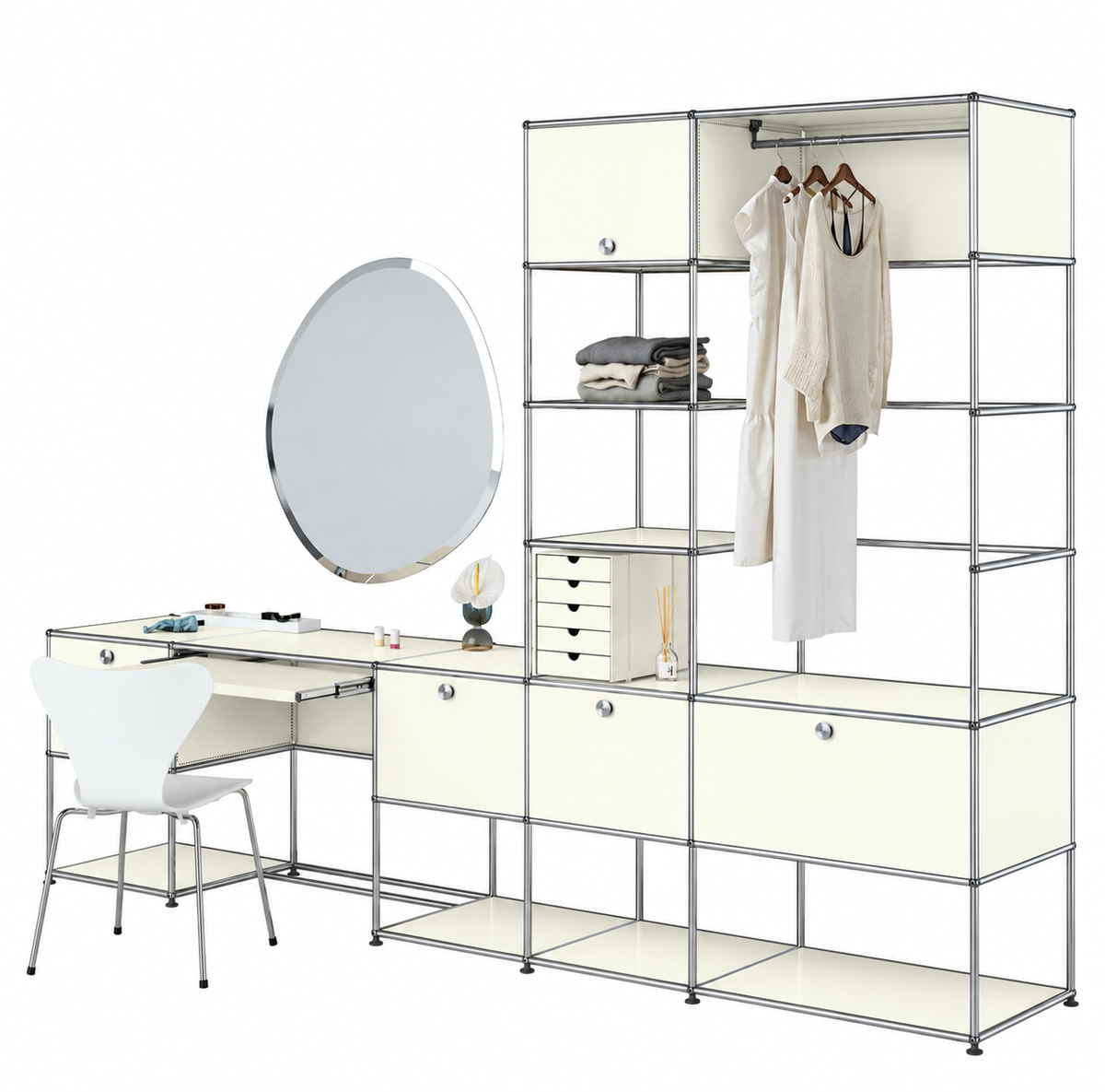 USM Haller Dressing Desk wit
