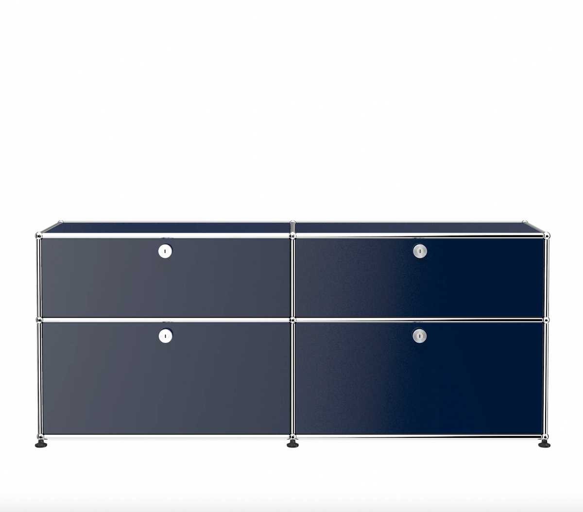 USM Haller E1 dressoir met klepdeuren donker blauw
