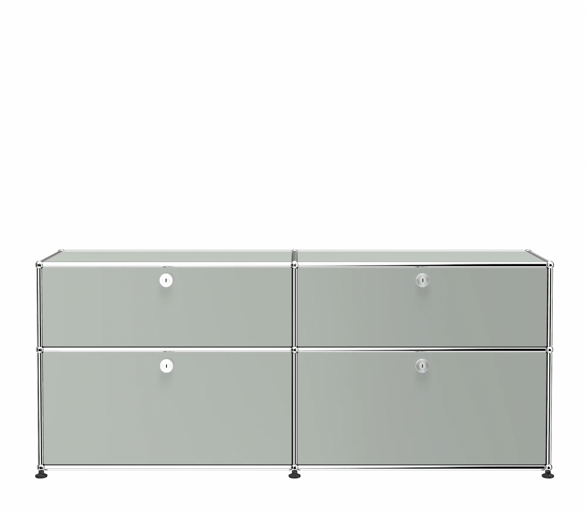USM Haller E1 dressoir met klepdeuren grijs