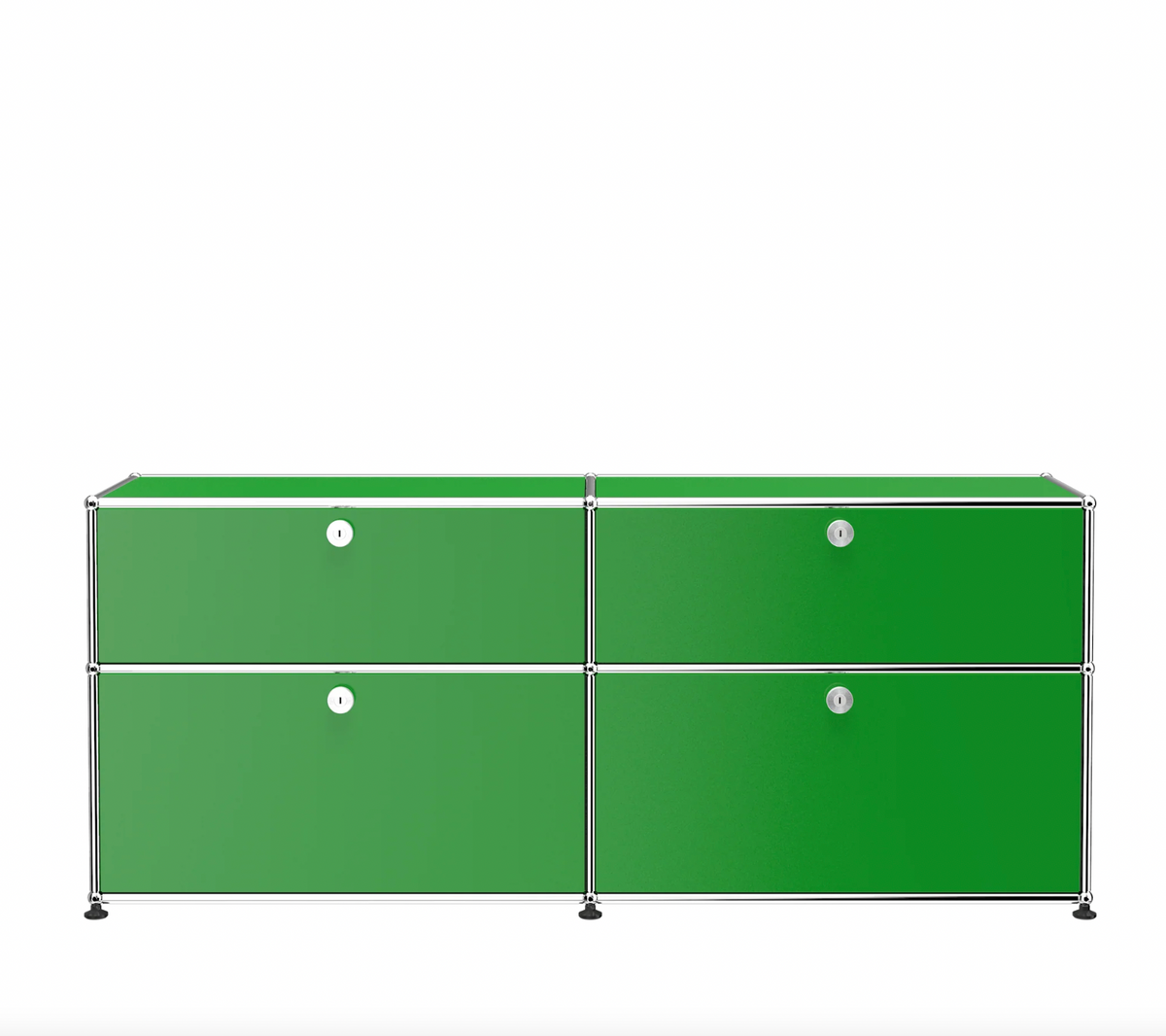 USM Haller E1 dressoir met klepdeuren groen 