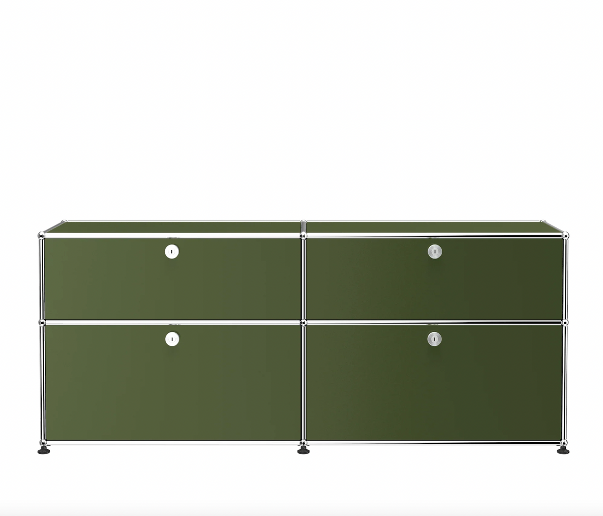 USM Haller E1 dressoir met klepdeuren groen 