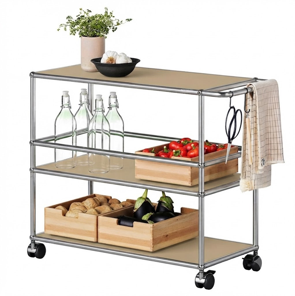 USM Haller serving trolley