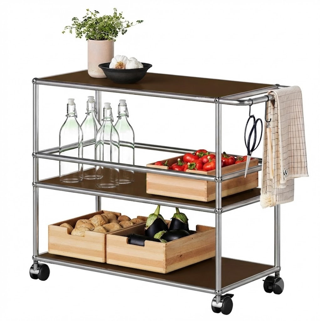 USM Haller serving trolley