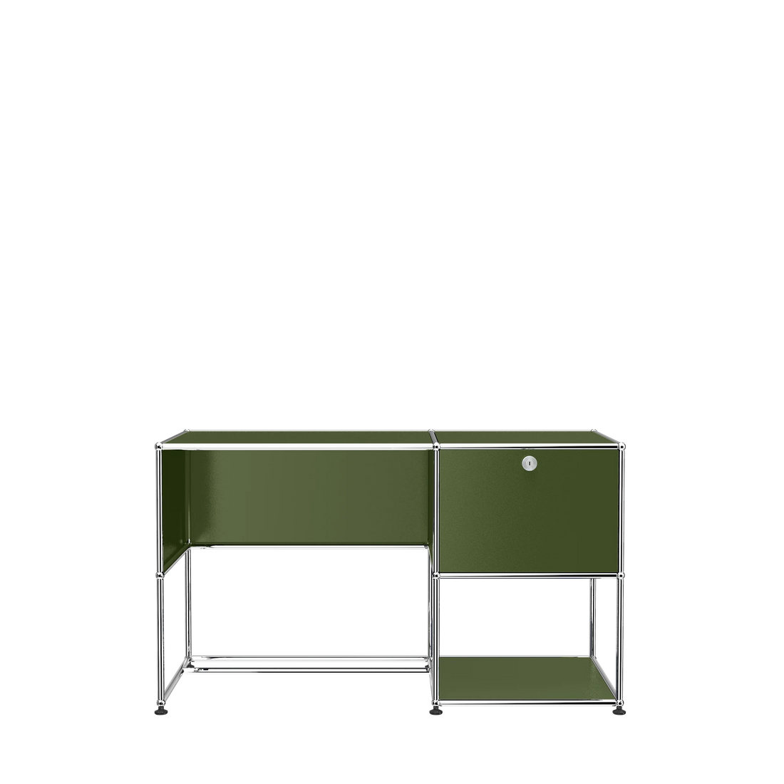 USM Haller Bureau A desk olive green