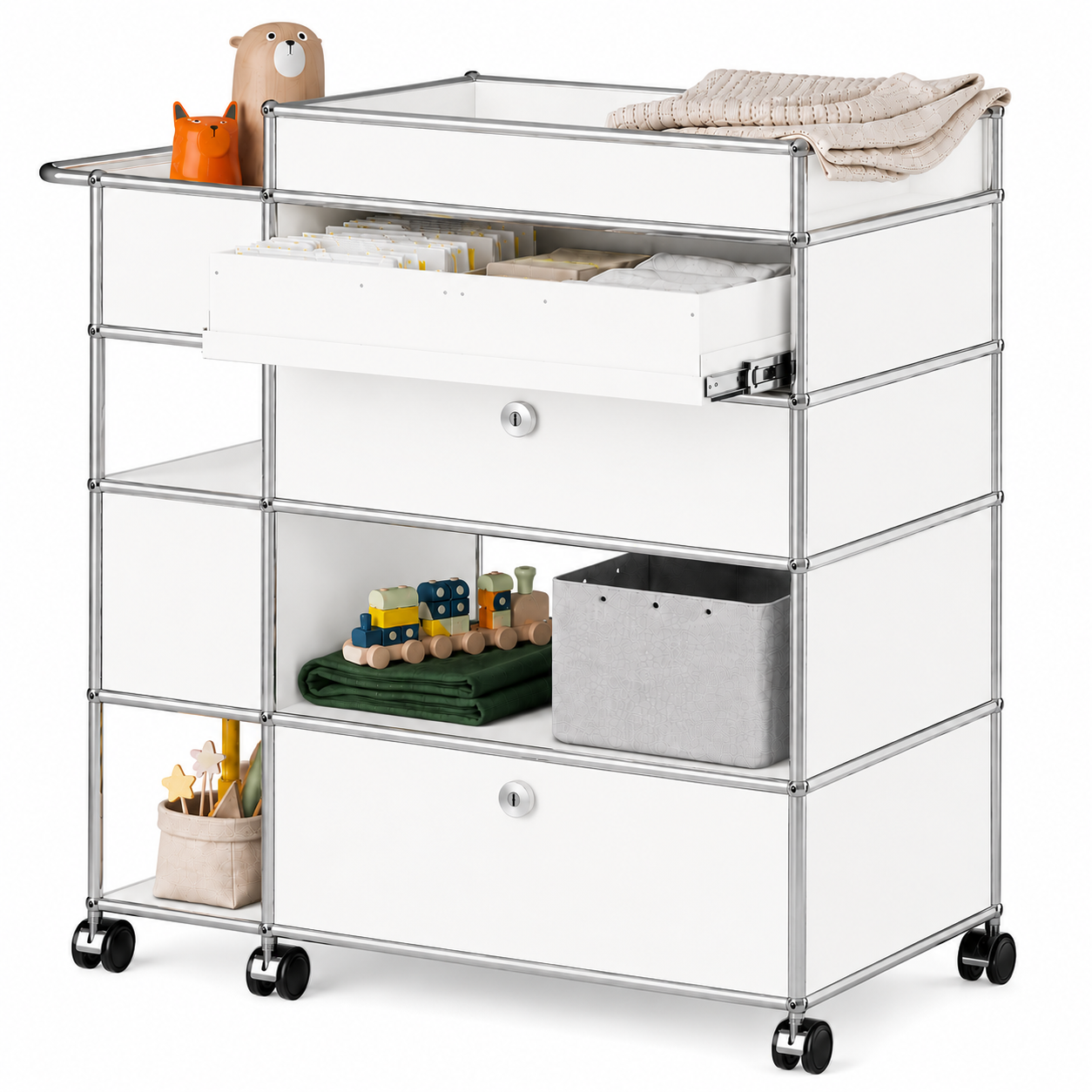 USM Haller Commode kast wit japandi