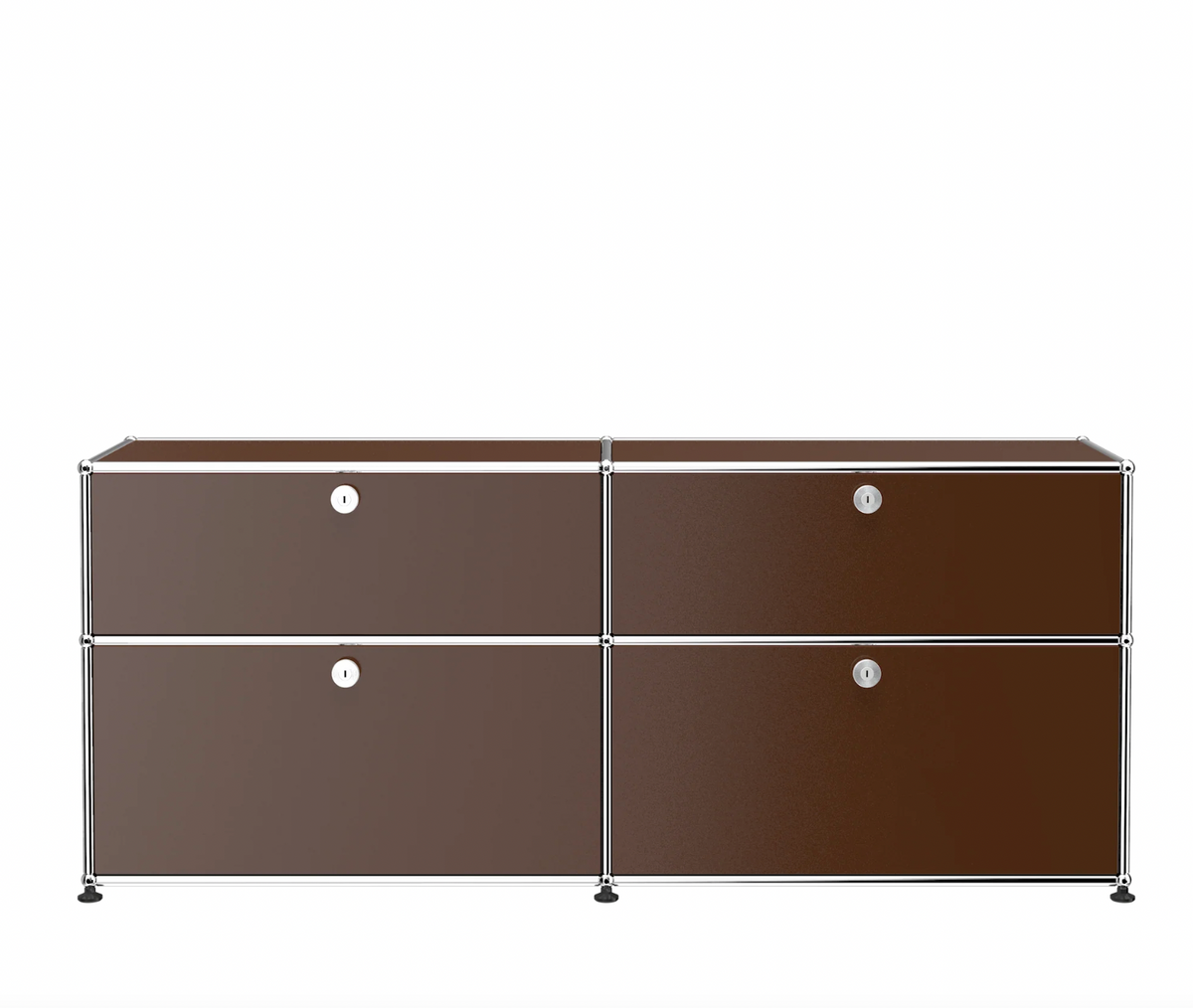 USM Haller E1 dressoir met klepdeuren bruin 