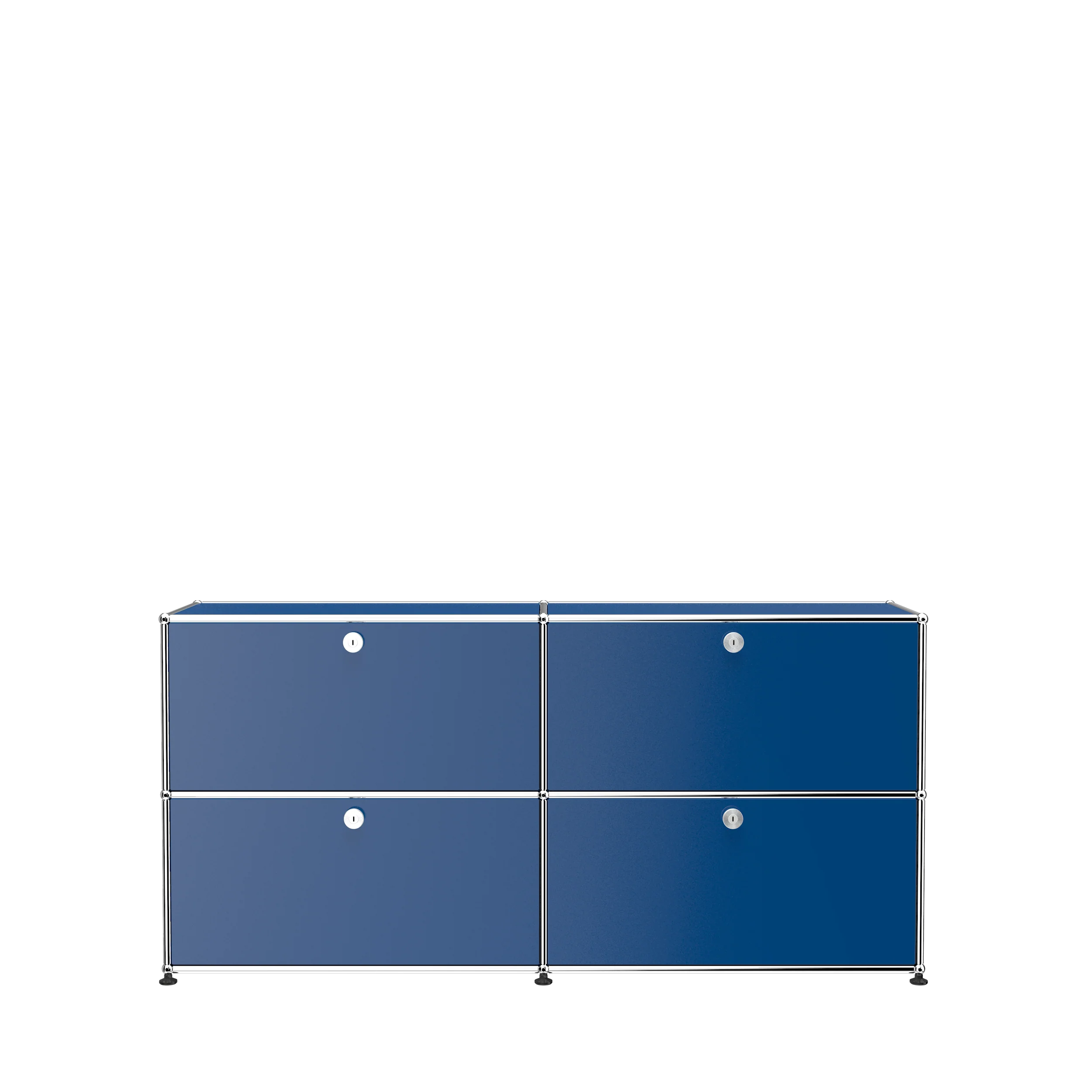 USM Haller E2 dressoir met klepdeuren blauwe kast
