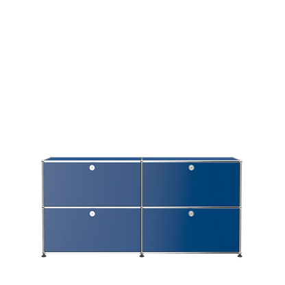 USM Haller E2 dressoir met klepdeuren blauwe kast