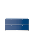 USM Haller E2 dressoir met klepdeuren blauwe kast