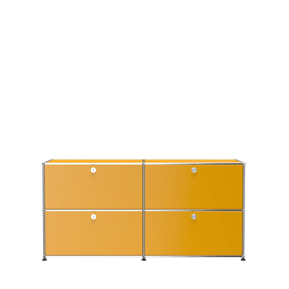 USM Haller E2 dressoir met klepdeuren gele kast