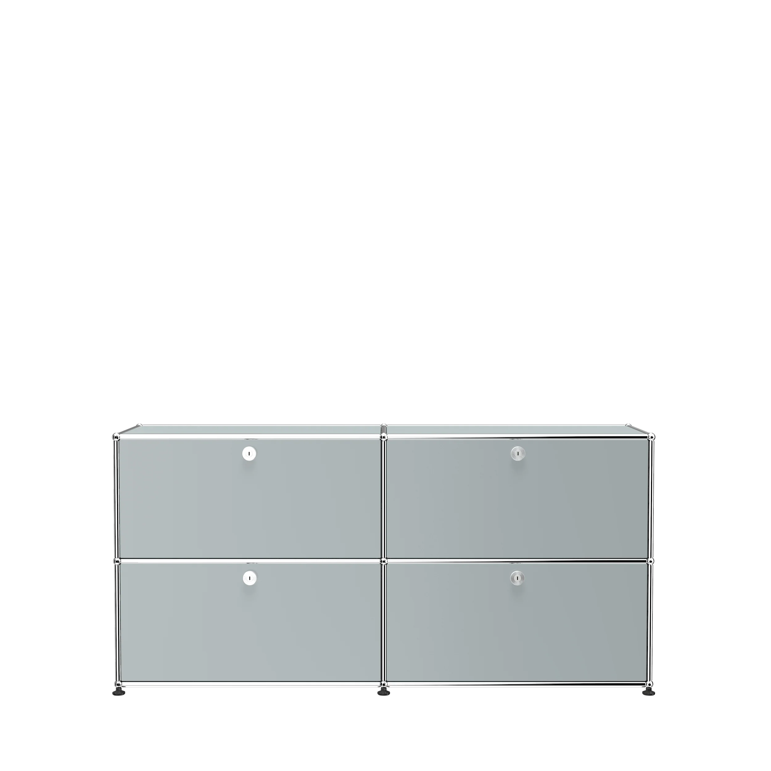 USM Haller E2 dressoir met klepdeuren lichtgrijze kast