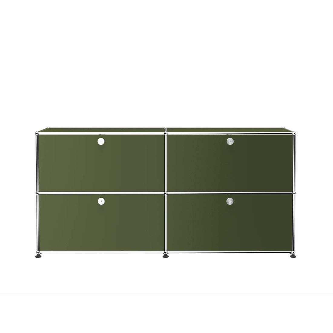 USM Haller E2 dressoir  kast groen met klepdeuren