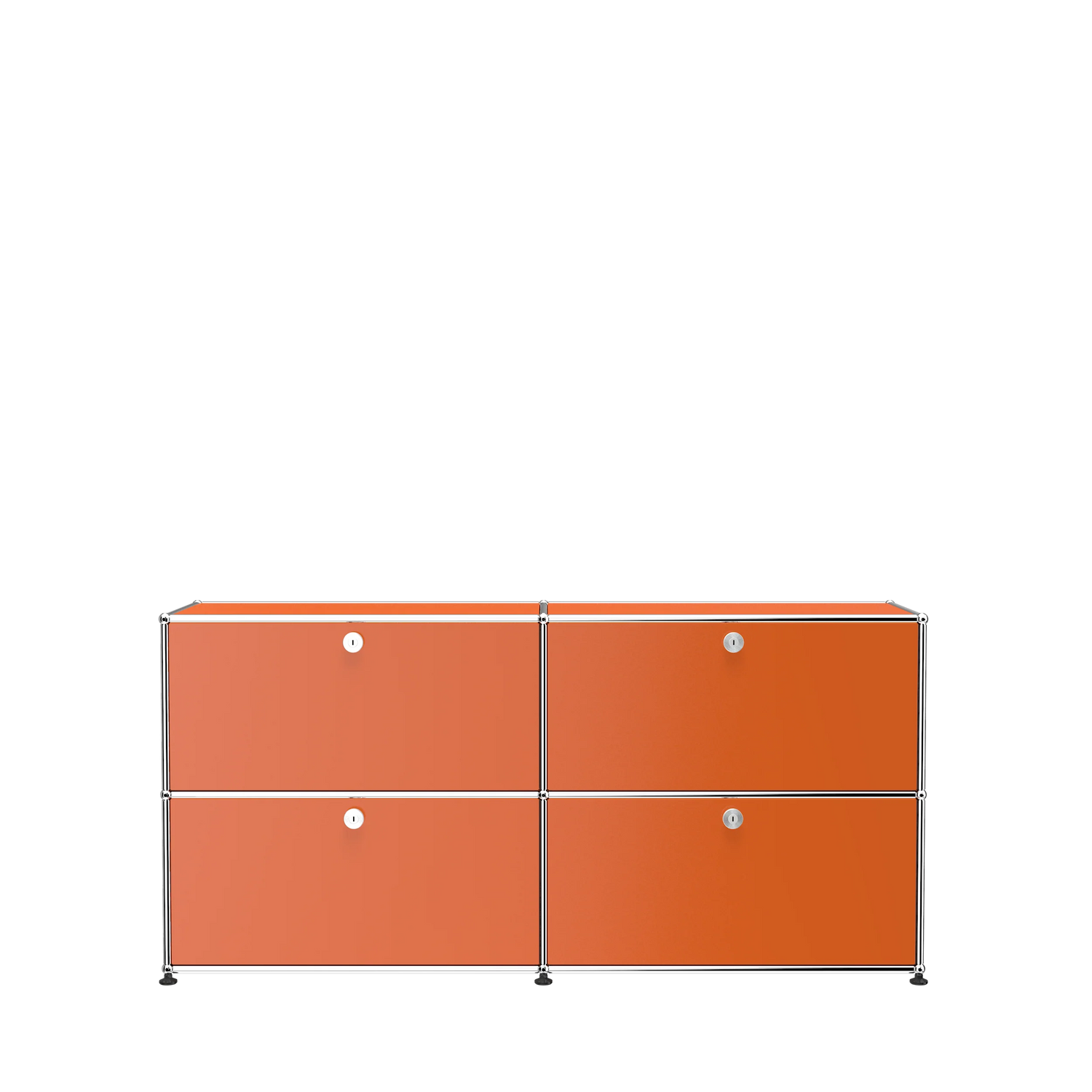 USM Haller E2 dressoir met klepdeuren oranje kast