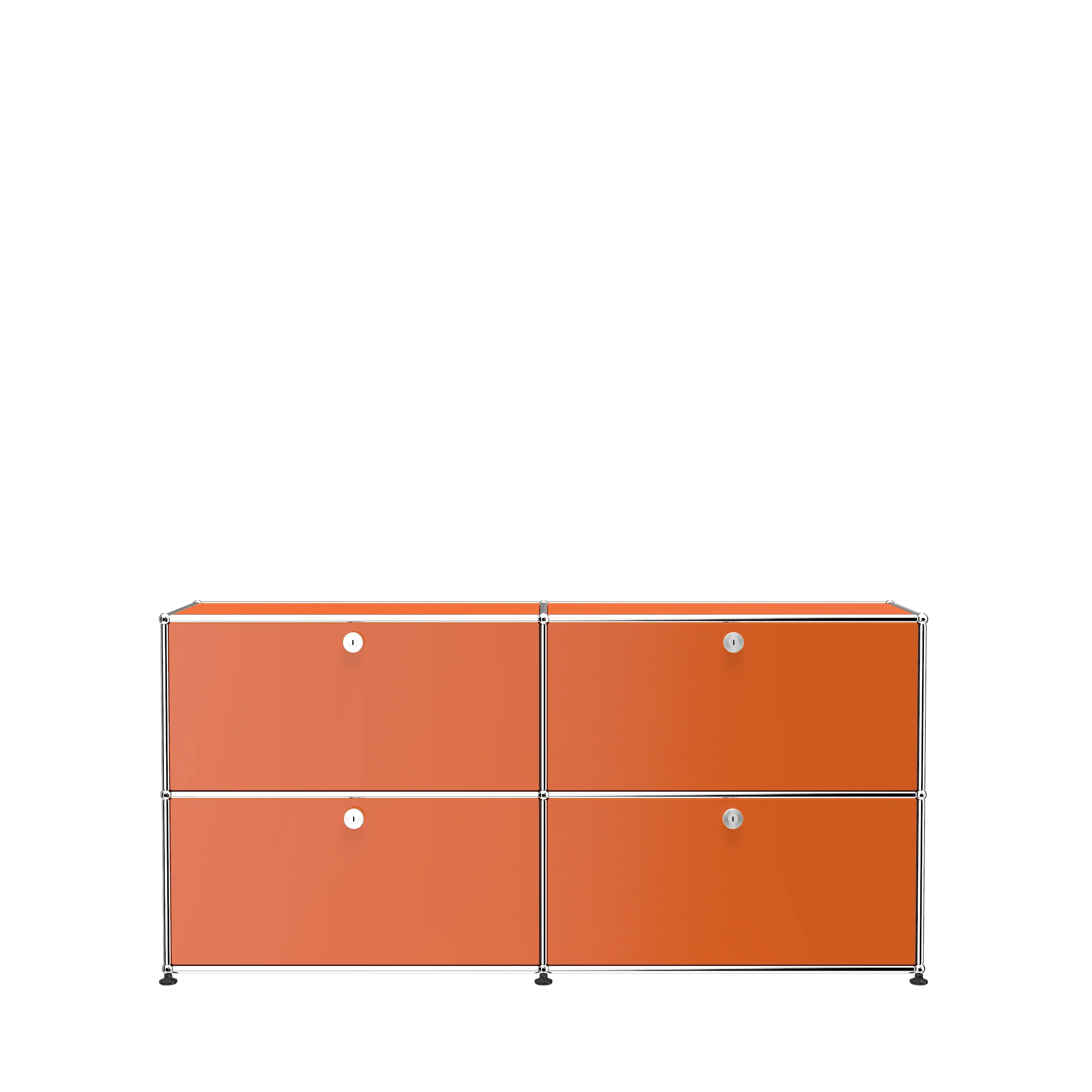 USM Haller E2 dressoir met klepdeuren oranje kast
