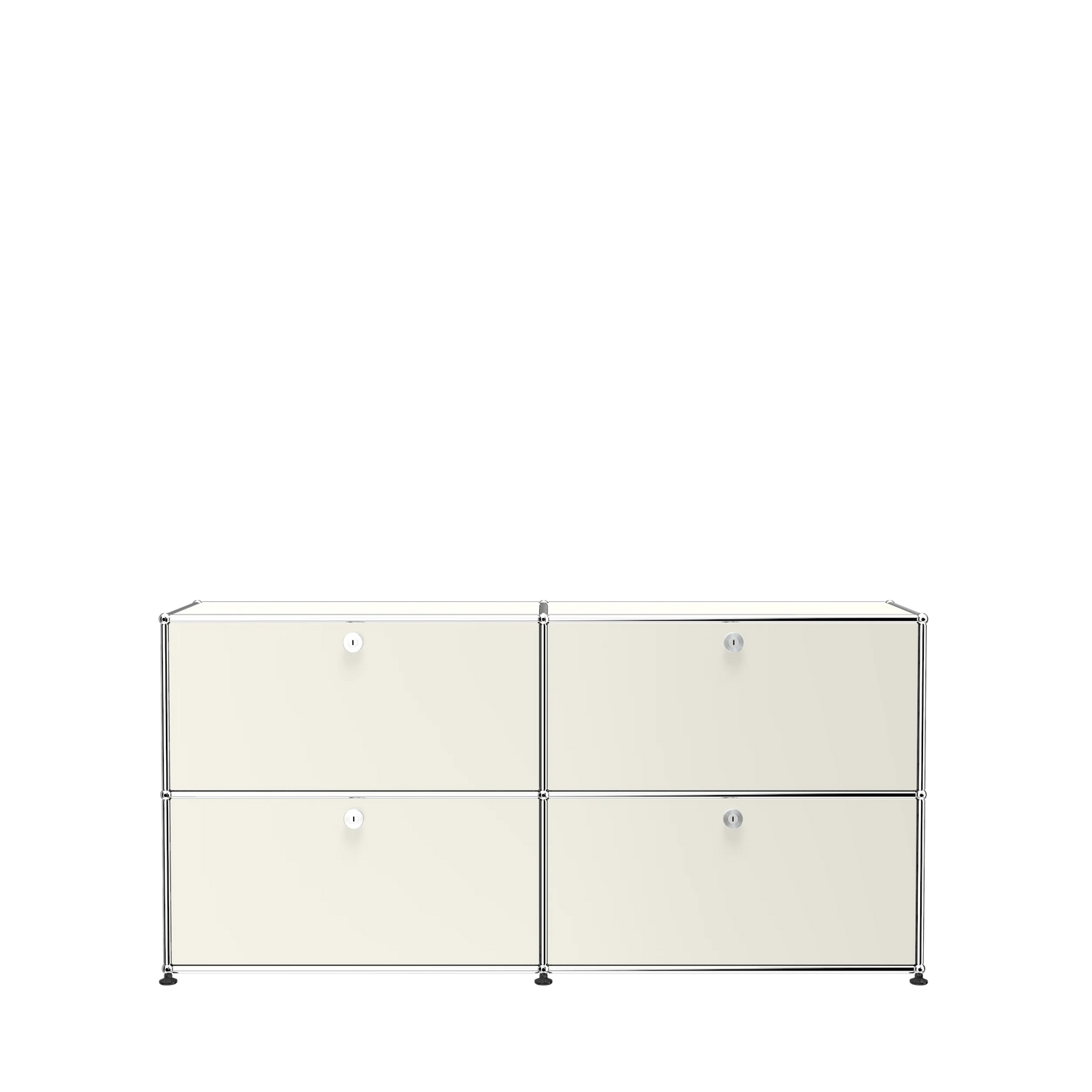 USM Haller E2 dressoir met klepdeuren witte kast