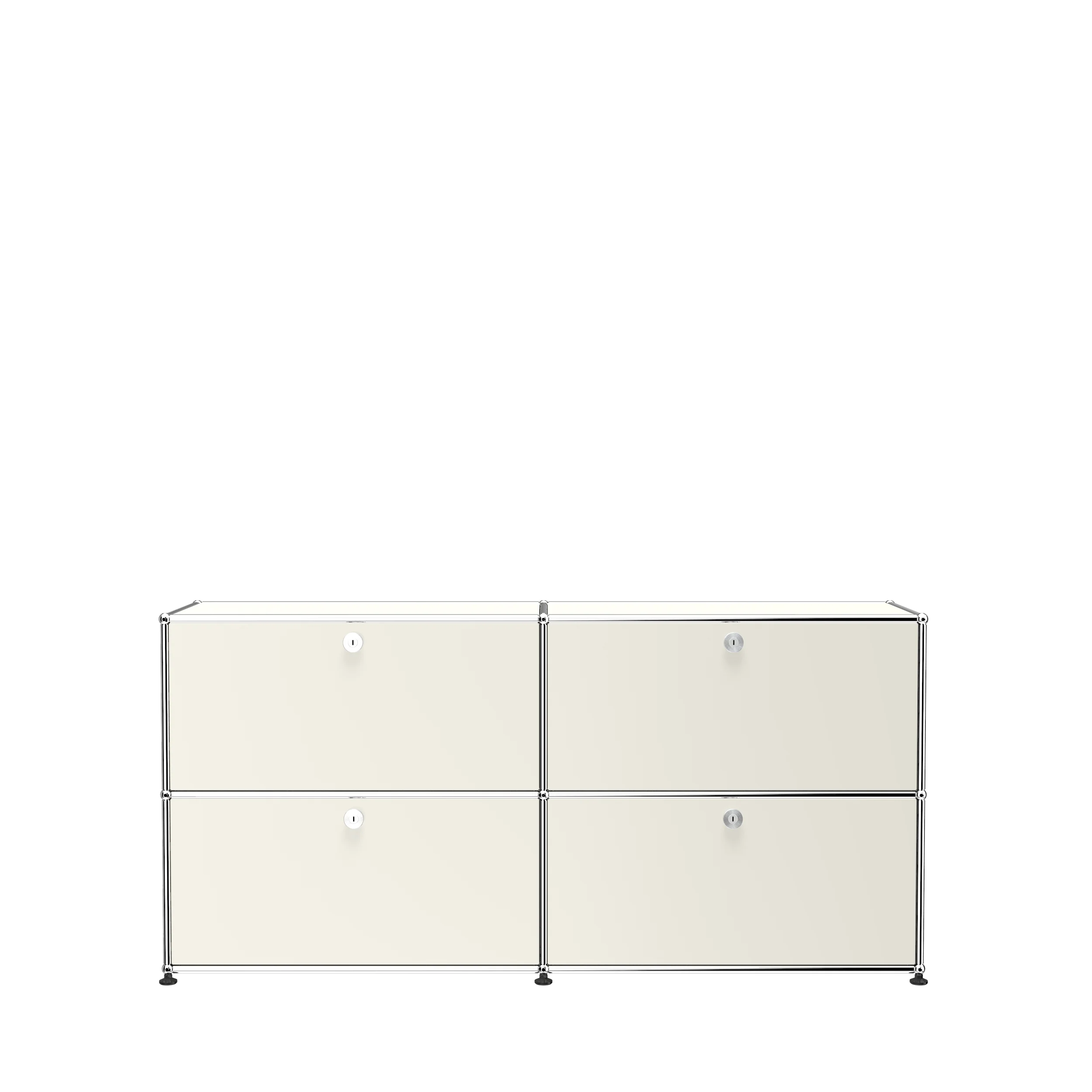 USM Haller E2 dressoir met klepdeuren witte kast