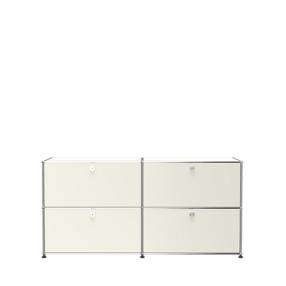 USM Haller E2 dressoir met klepdeuren witte kast