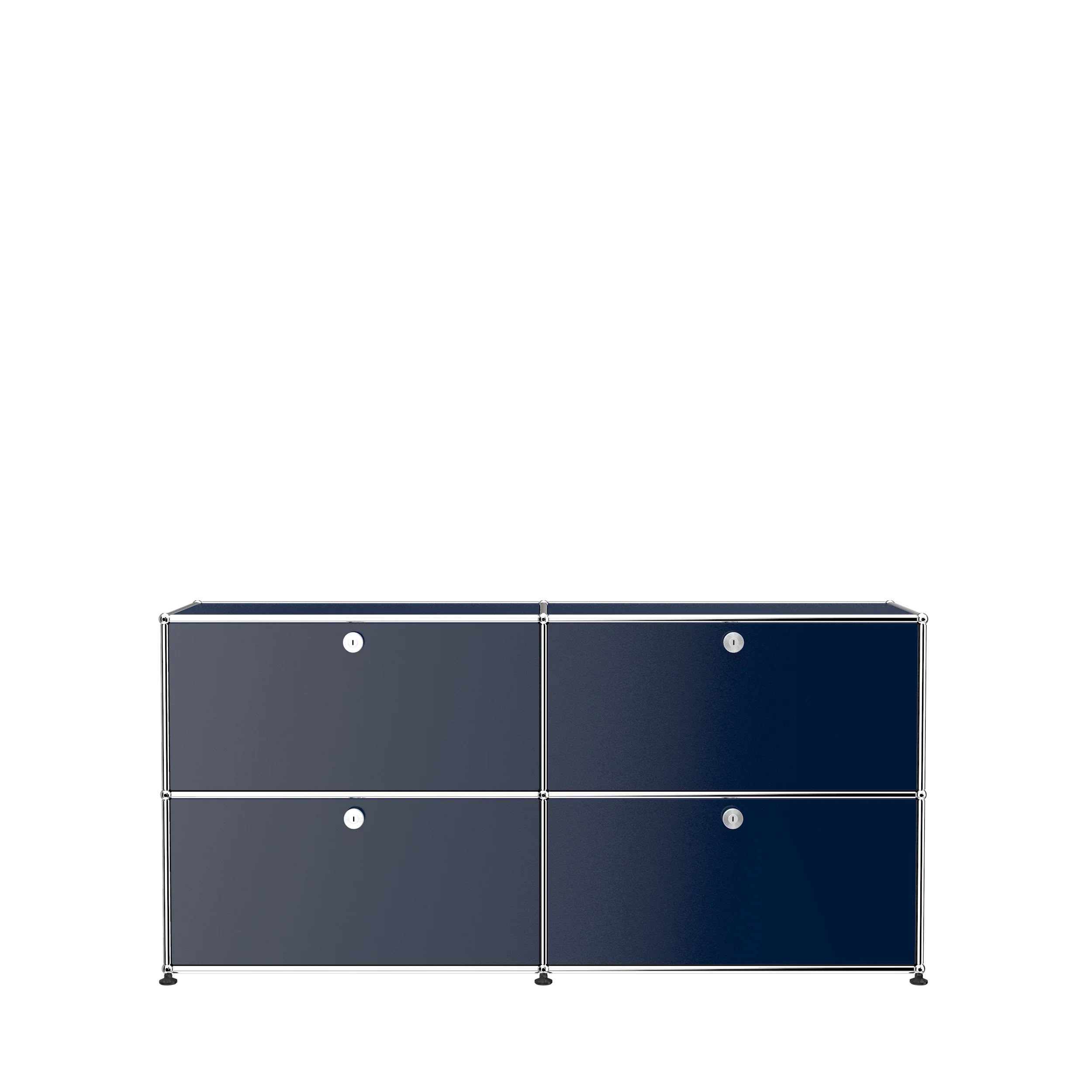 USM Haller E2 dressoir met klepdeuren kast donkerblauw