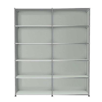 USM Haller H2 lichtgrijze open kast