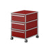 USM Haller M26 rolcontainer rood kantoor thuiswerken