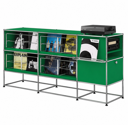 USM Haller M62 media vinyl kast groen 