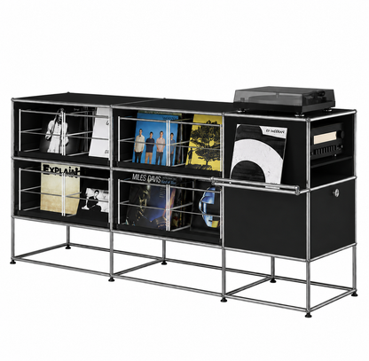 USM Haller M62 media vinyl kast black