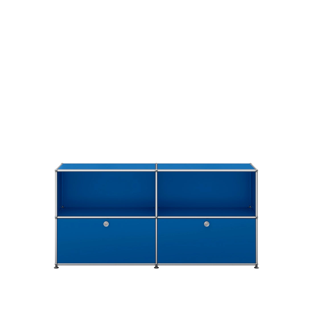USM Haller QS_C2 sideboard met klepdeuren blauw