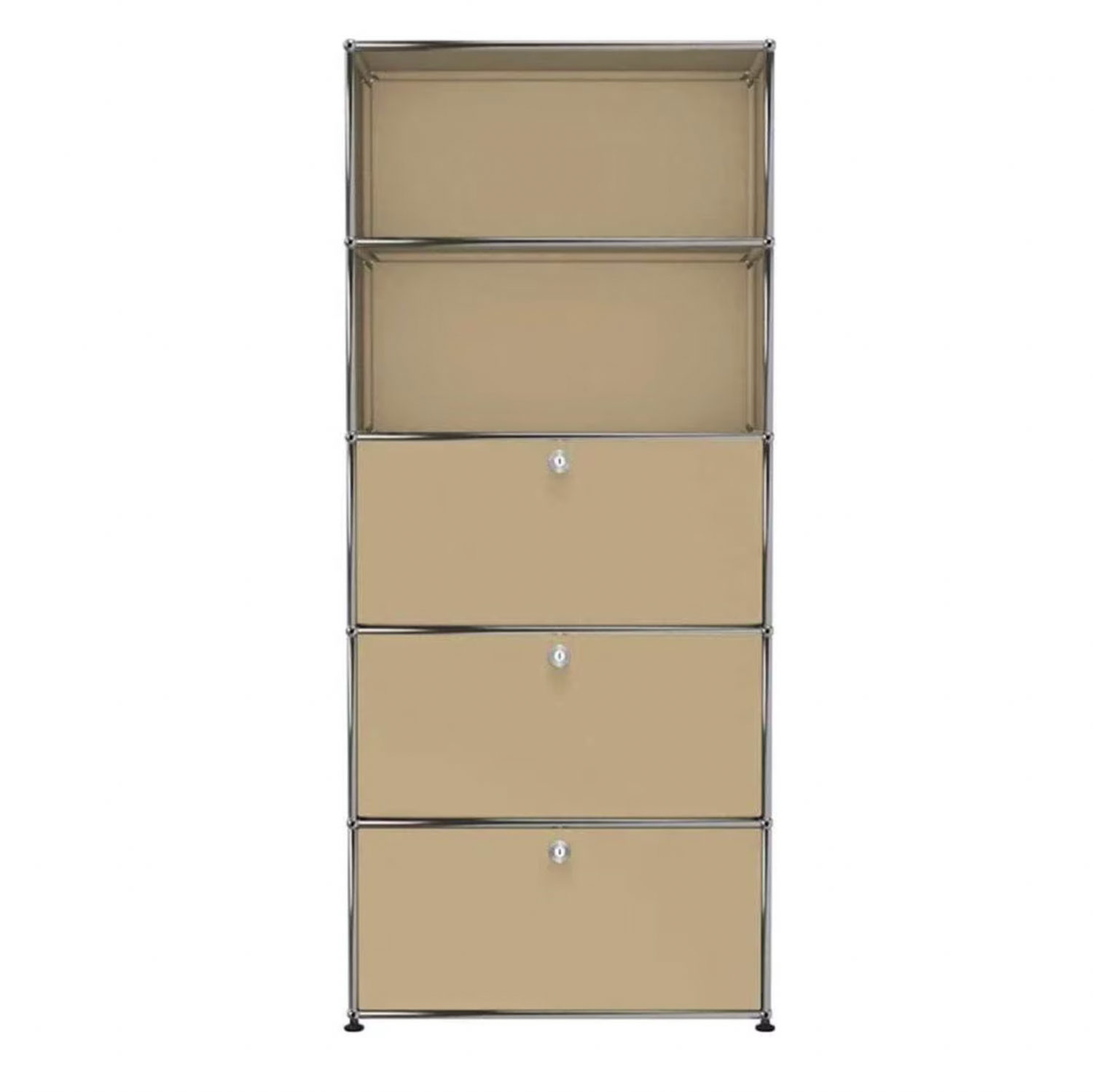 USM Haller R2 kast met werkplek beige