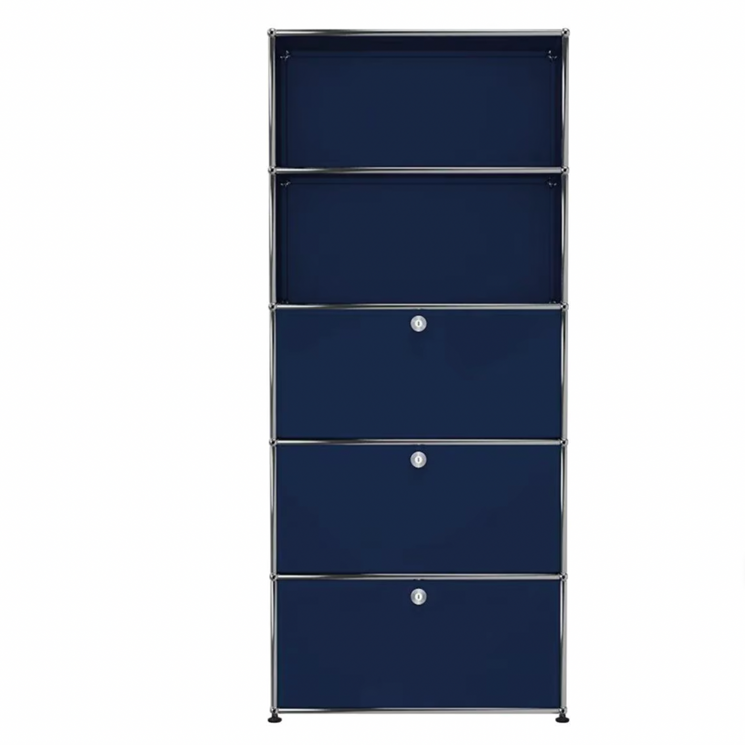 USM Haller R2 kast met werkplek blauw