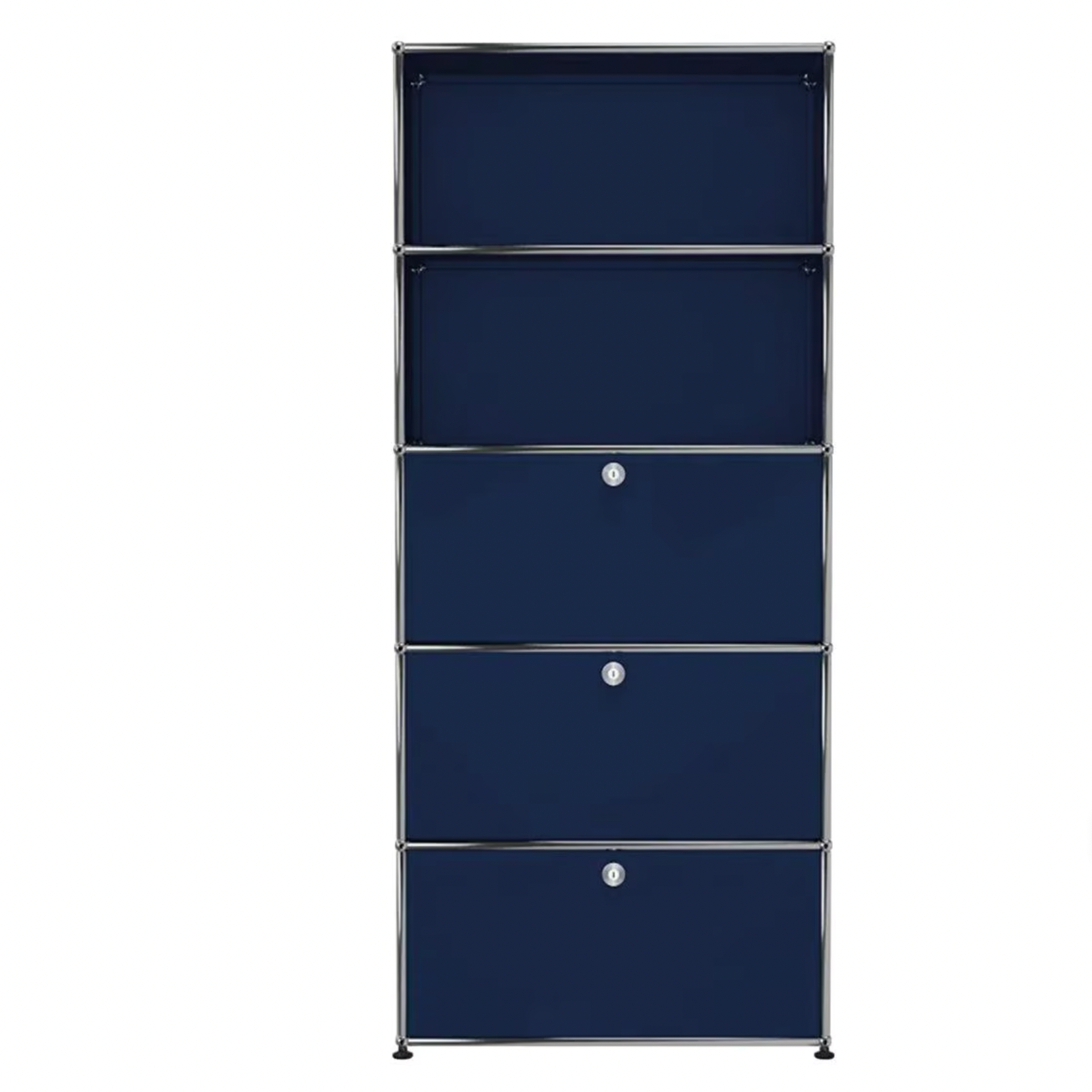 USM Haller R2 kast met werkplek blauw