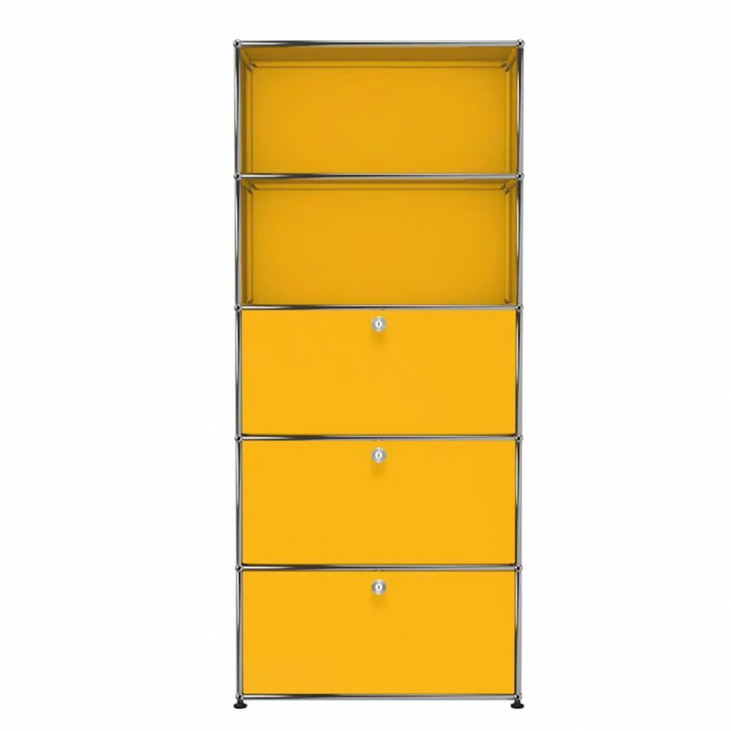 USM Haller R2 kast met werkplek geel