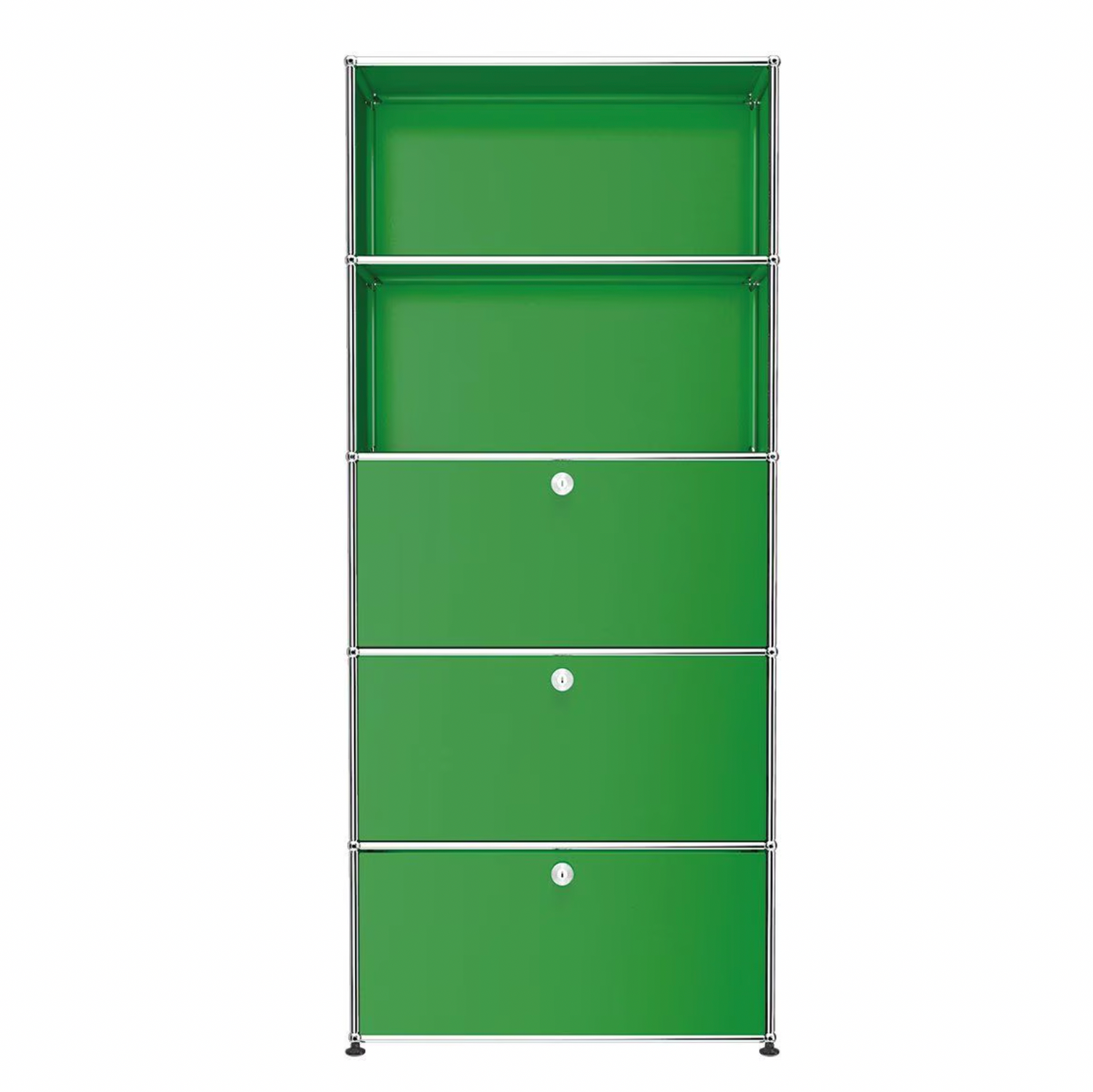 USM Haller R2 kast met werkplek groen