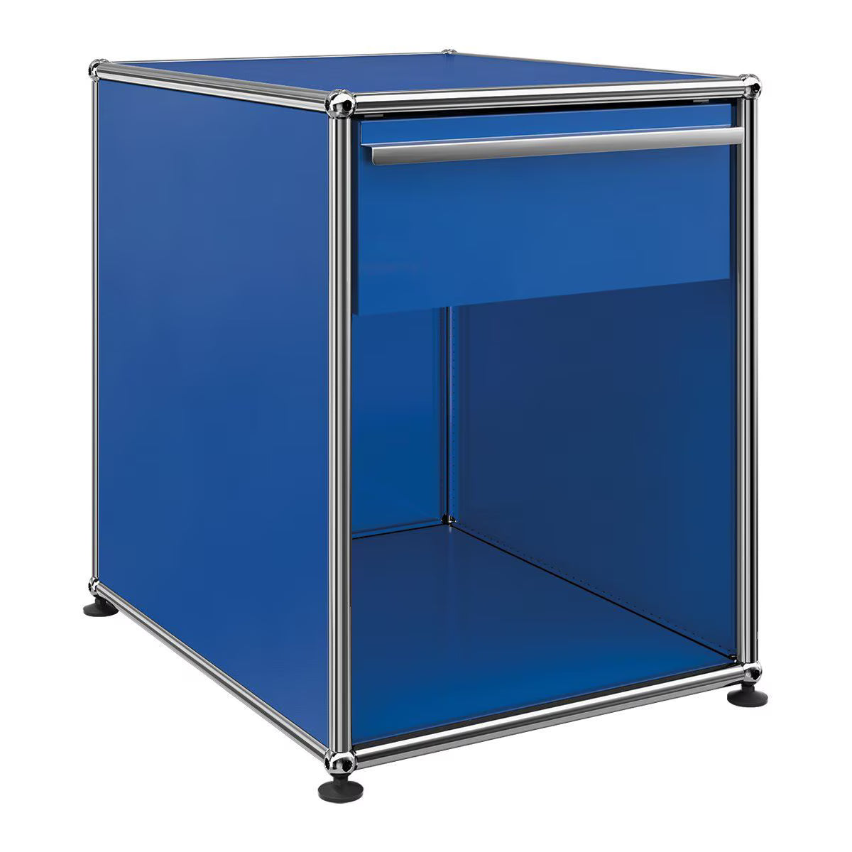 USM Haller nachtkast met lade blauw