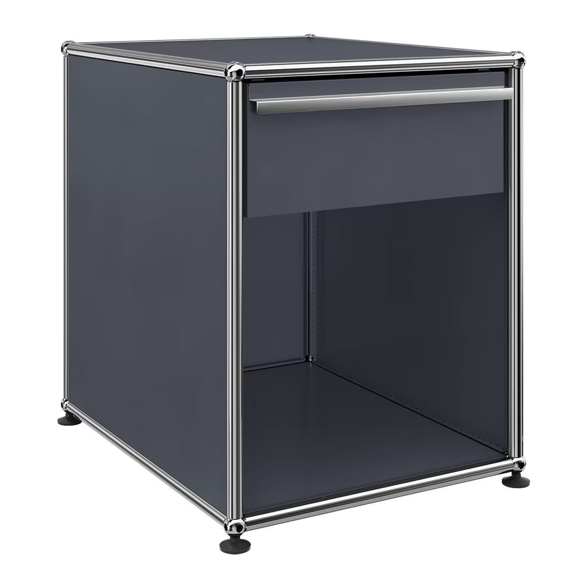 USM Haller nachtkast met lade mid grey