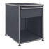 USM Haller nachtkast met lade mid grey