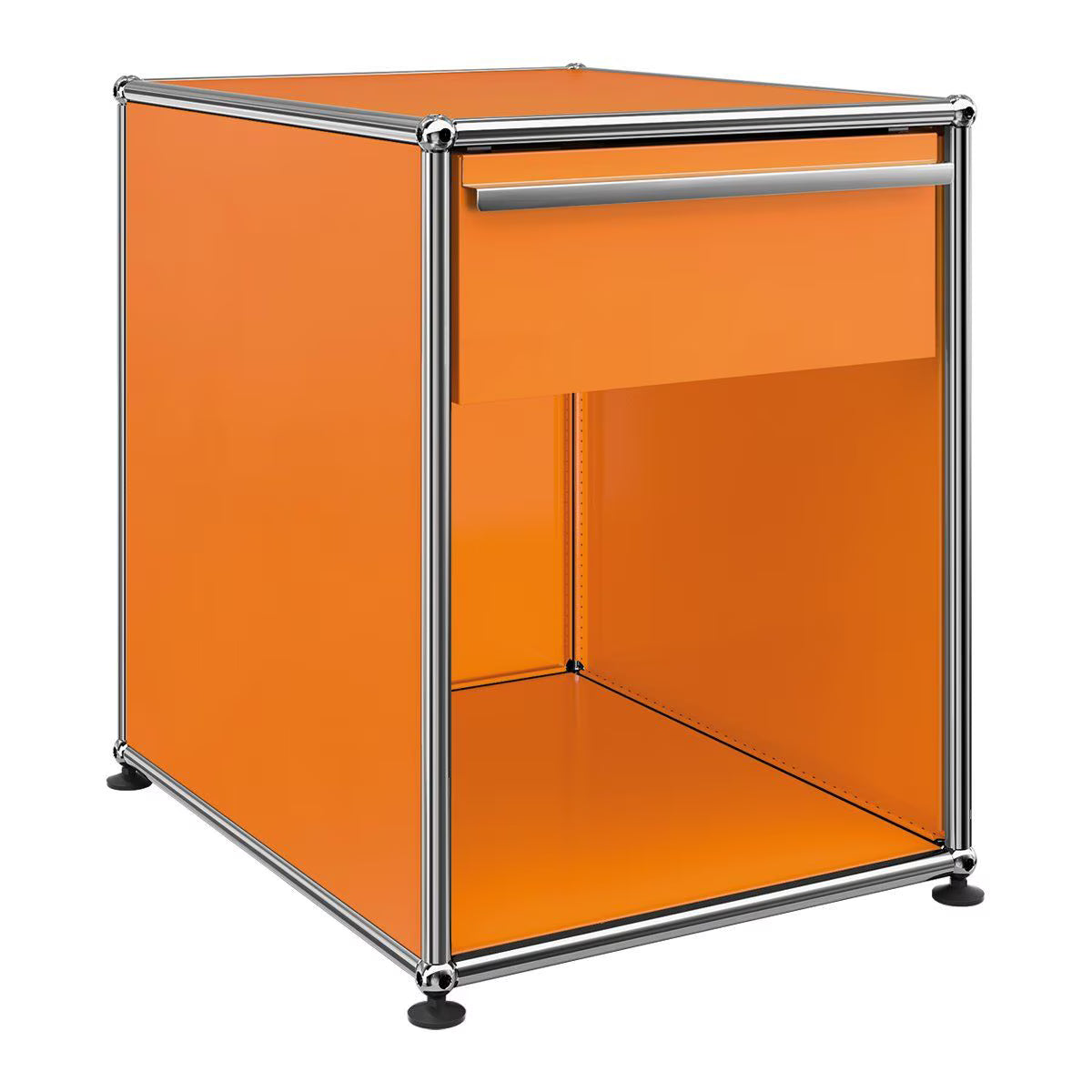 USM Haller nachtkast met lade oranje