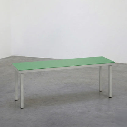 Valerie Objects Alu bench sfeerbeeld groen
