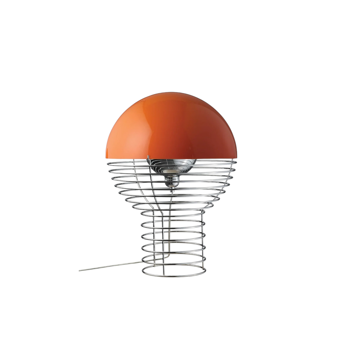Verpan wire lamp oranje