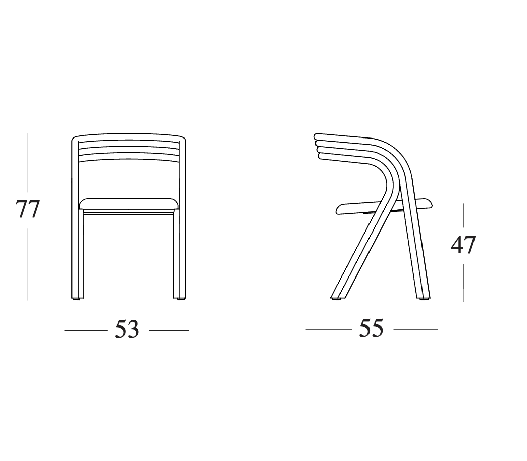 Vincent Sheppard Arc dining chair maten