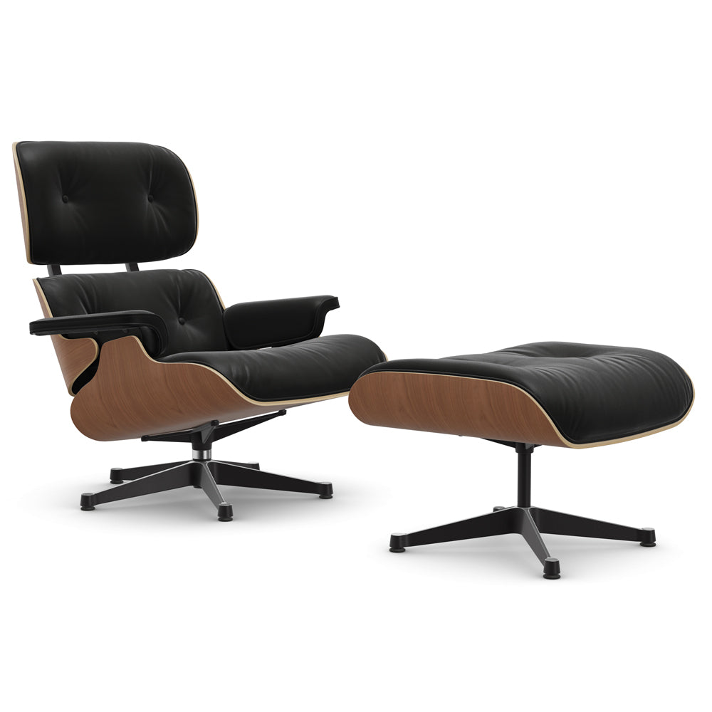 Vitra Eames Lounge Chair en Ottoman cherry-nero