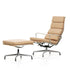 Vitra Soft Pad Lounge Chair EA 222 met footstool