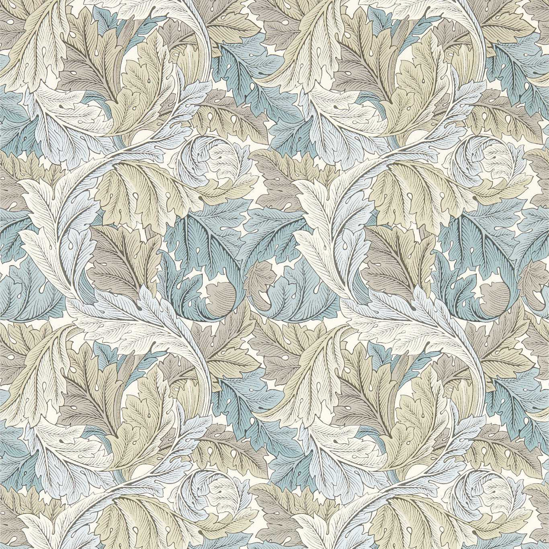 Clarke & Clarke behang Acanthus Slate/Dove W0175/03