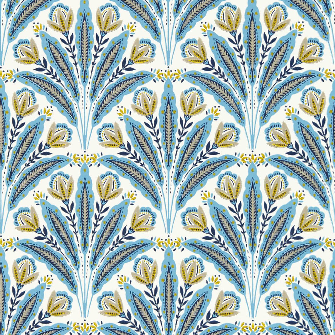 Clarke & Clarke behang Attingham Denim W0193/02